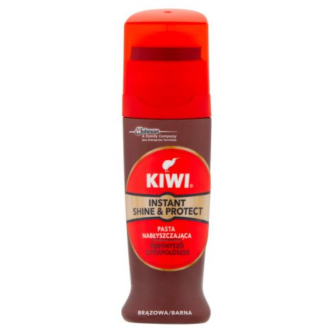 Pasta do butów Kiwi w płynie Brązowa, 75ml